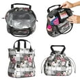 thumbnail image 2 of Pioneer Flower Drawstring Lunch Bag Women - Drawstring Lunch Bag Insulated for Work Office - Stain-Resistant Large Lunchbags for Women with Multi-Pockets, 2 of 6