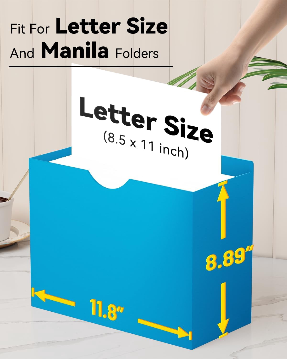 Manila File Jackets & File Pockets Letter Size,Reinforced Straight Cut Tab,Heavy Duty 3" Expansion Manila Folders,12 Pack Job Folder File Jackets Designed for Use in Standard Hanging Files