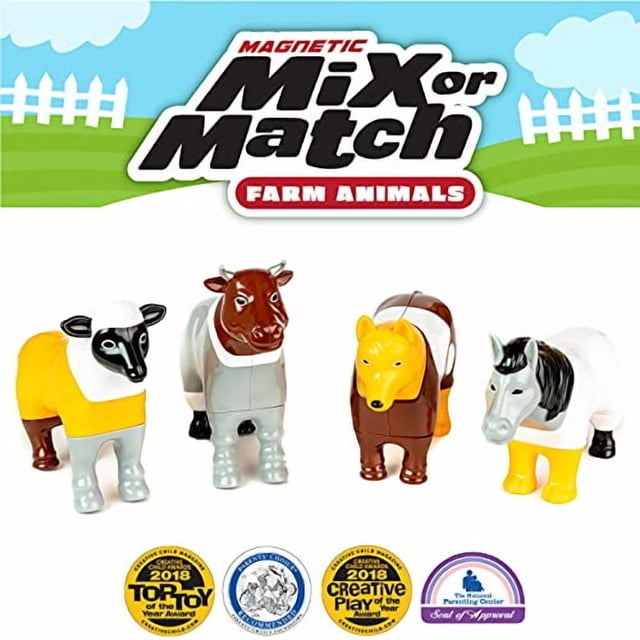 Popular Playthings Aimantés Mélanger Ou Assortir Animaux de Ferme