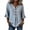 S-Light Blue-womens tops, variant on Hfnxid Women 3/4 Sleeve Shirts Loose Fit Ruffle Shirt Striped Button V Neck Blouses Solid Color Fall Clothes Red XXL