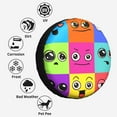 thumbnail image 6 of Kll Doodle Faces Emotions Tire Cover,Universal Wheel Tire Cover For Trailer, Rv, Suv, Truck,Camper And Many Vehicle,(17 Inch), 6 of 7