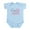 Sky Blue, variant on CafePress - Pink For My Hero 3 MOMMY Infant Bodysuit - Baby Light Bodysuit, Size Newborn - 24 Months