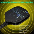 thumbnail image 4 of Uxcell Pickleball Paddles Set, Light Fiberglass Pickleball Set Black Starlight, 4 of 7