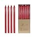 thumbnail image 3 of DDI 1996388 Bougie Droite 12 Pouces Non Parfumée en Boîte Marron - Rouge Boîte de 24, 3 of 3