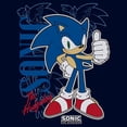 thumbnail image 2 of Mens Sonic the Hedgehog Thumbs Up Lightweight Hoodie, 2 of 4