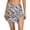 Brown, variant on Womens High Waisted Split Swim Skirt Ruched Drawstring Skirted Swim Bottoms with Built-in Brief
