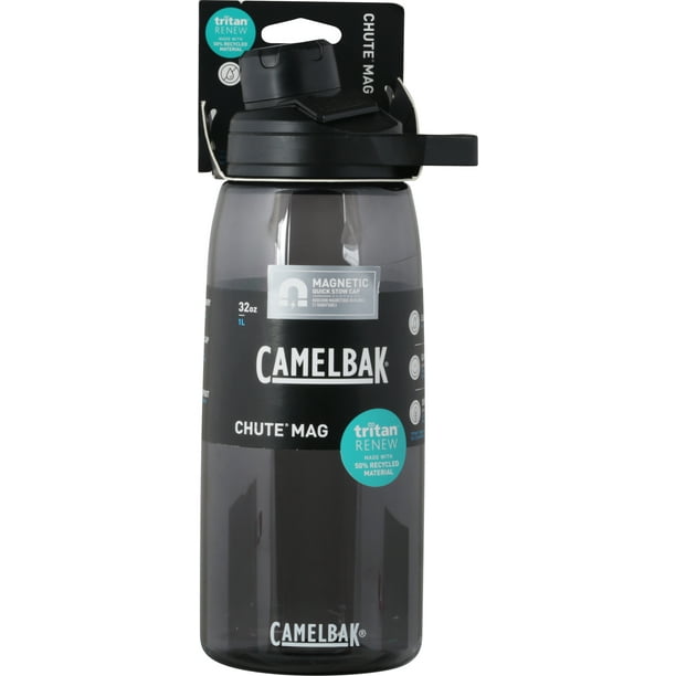 Camelbak Water Bottle,32 oz,Plastic,Charcoal Body 886798030746