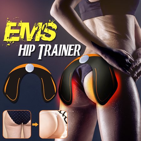 Rechargeable 6 Modes Intelligent EMS Hip Trainer Buttocks Butt Lifting Bum Lift Up Muscle Stimulation Leg Waist Body Workout Fitness Home Office Exercise Ab Core (Best Bum Exercises At Home)