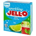 JellO Zero Sugar Sparkling Lime Low Calorie Gelatin Dessert, 0.3 oz