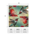 thumbnail image 4 of Bingfone Hummingbird Floral Paradise Magnetic Mailbox Cover Standard Size for Garden Yard Outdoor Decorations-21x18 in, 4 of 7