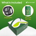 thumbnail image 4 of Kit de golf Go For It Golf con red de astillado y 25 camisetas de madera, 4 of 7