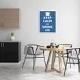 thumbnail image 2 of Keep Calm & Drink On Coffee Mug Food & Beverage Graphic Art White Framed Art Print Wall Art, 2 of 7