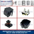 thumbnail image 5 of Whole Parts Refrigerator Compressor Start Relay and Overload Kit Part# 5304499966 - Replacement & Compatible with Some Crosley, Electrolux, Frigidaire, Gibson, Kenmore, Tappan Refrigerators, 5 of 6