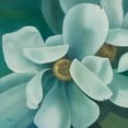thumbnail image 2 of Rhyan, Vivien 26x26 Gold Ornate Wood Framed with Double Matting Museum Art Print Titled - Twin Magnolia, 2 of 4