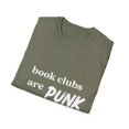 thumbnail image 4 of Book Clubs Are Punk Literature | Reading | Bibliophile English Teacher Gift | Literary | Grammar Unisex Softstyle T-Shirt, 4 of 4