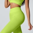 thumbnail image 5 of Women's High Waisted Ribbed Seamless Yoga Leggings Tummy Control Workout Pants, 5 of 9