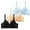 Black+Light Blue+Beige, variant on adviicd Maidenform Bras for Women Women's Beauty Back Smoothing Strapless Bra, 4-Way Stretch Fabric, Lightly Lined Cups(Black+White+Beige,75C)
