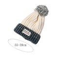 thumbnail image 2 of HNMKIU Wool Knit Winter Baseball Cap for Women Thick Warm Lined Cold Weather Hat ,One Size, 2 of 3