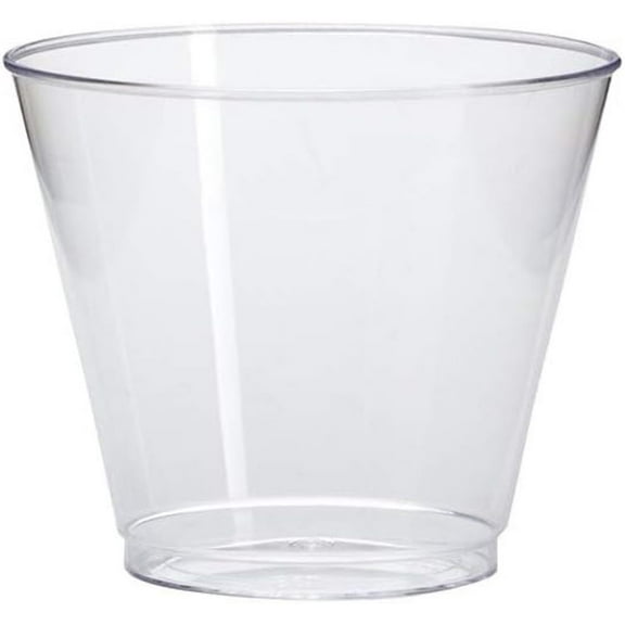DYJP T5S Comet Plastic Tumbler, 5 oz., Clear, Squat (20 packs of 50 cups)