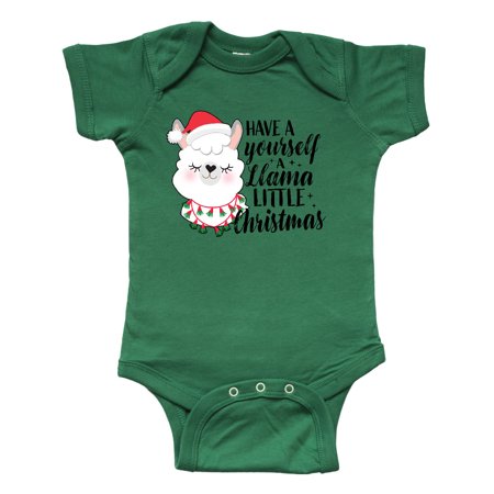

Inktastic Have Yourself a Llama Little Christmas Gift Baby Boy or Baby Girl Bodysuit