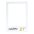 thumbnail image 1 of MasteelfCA Happy 21st DIY Paper Picture Frame Cutouts Photo Booth Props for Birthday Party, 1 of 7