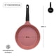 thumbnail image 2 of Sartén Antiadherente Rosa 23 Cm Con Inducción Libre De Toxinas, 2 of 2