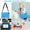 thumbnail image 2 of Allytechgroup Kids Case for Samsung Galaxy Tab A9 8.7", EVA Lightweight Bumper Shockproof Kickstand Shoulder Strap Children Friendly Tablet Case for Galaxy Tab A9 SM-X110 X115 X116, Skyblue, 2 of 8