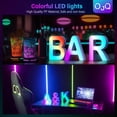 thumbnail image 3 of Lámpara LED OJQ Letra 15x15x3 cm Multicolor Music Sync, 3 of 9