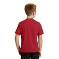 thumbnail image 2 of Port & Company Boys' Fan Favorite Tee PC450Y, Team Cardinal, Small, 2 of 6