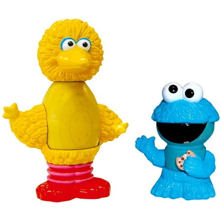 Playtown Big Bird & Cookie Monster 2 Pack