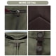 thumbnail image 4 of Mochila MOYYI Vintage Canvas para hombre, portátil 15.6 pulgadas, color verde oliva, 4 of 6