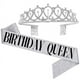 thumbnail image 1 of Tiaras de cumpleaños para niñas, coronas para mujeres, tiara para mujeres, reina de cumpleaños con banda de cumpleaños, corona para niñas, tiaras y coronas para niñas, 1 of 5