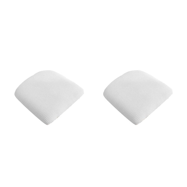 Funda de asiento Injueey para silla 2piezas Blanco fundas protectoras para restaurante