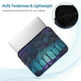 thumbnail image 2 of FORMRS 15-15.6 inch Laptop Sleeve Case Soft Carrying Quilted Computer Bag Cover, Purple Moonlight Forest, 2 of 7