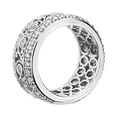 thumbnail image 2 of 0.60 Ct Round Cut Natural Diamond Stylish Eternity Band for Anniversary Solid 950 Platinum Size 4, 2 of 8