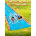thumbnail image 4 of Joyfy 25ft x 7ft Double Water Slide for Kids, Heavy Duty Lawn Water Slide with Sprinkler and 2 Slip Inflatable Boards for Summer Yard Lawn Outdoor Water Play Activities, 4 of 7