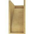 thumbnail image 4 of 10"W x 20"D x 20"H Classic Burlington Rough Cedar Woodgrain TimberThane Corbel, Primed Tan, 4 of 6
