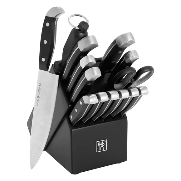 Juego de cuchillos de cocina Henckels Statement de 15 piezas con bloque negro