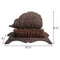 thumbnail image 4 of Esschert Design Hedgehog Boot Brush – Cast Iron Outdoor Shoe & Boot Scraper with Coconut Fiber Bristles, 4 of 4
