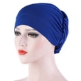 thumbnail image 2 of Women Turban Sleep Cap Skull Cap Slouchy Beanie Soft Bonnet Hat Women for Sleeping Hair Loss, 2 of 6