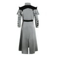 thumbnail image 5 of Alkepwun Coats for Men Medieval Costumes Steampunk Long Trench Coat Gothic Victorian Vintage Tailcoat Jacket Mens Double Breasted Zipper Coat Hoodless Casual Renaissance Stage Performance Jacket, 5 of 5