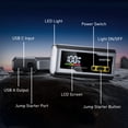 thumbnail image 6 of AUXITO Portable Jump Starter 5000A,20000mAh 12V Battery Jump Box with Quick Charge Out(All Gas,up to 10.0L Diesel Engine),with 3-Mode Flashlight, 6 of 12