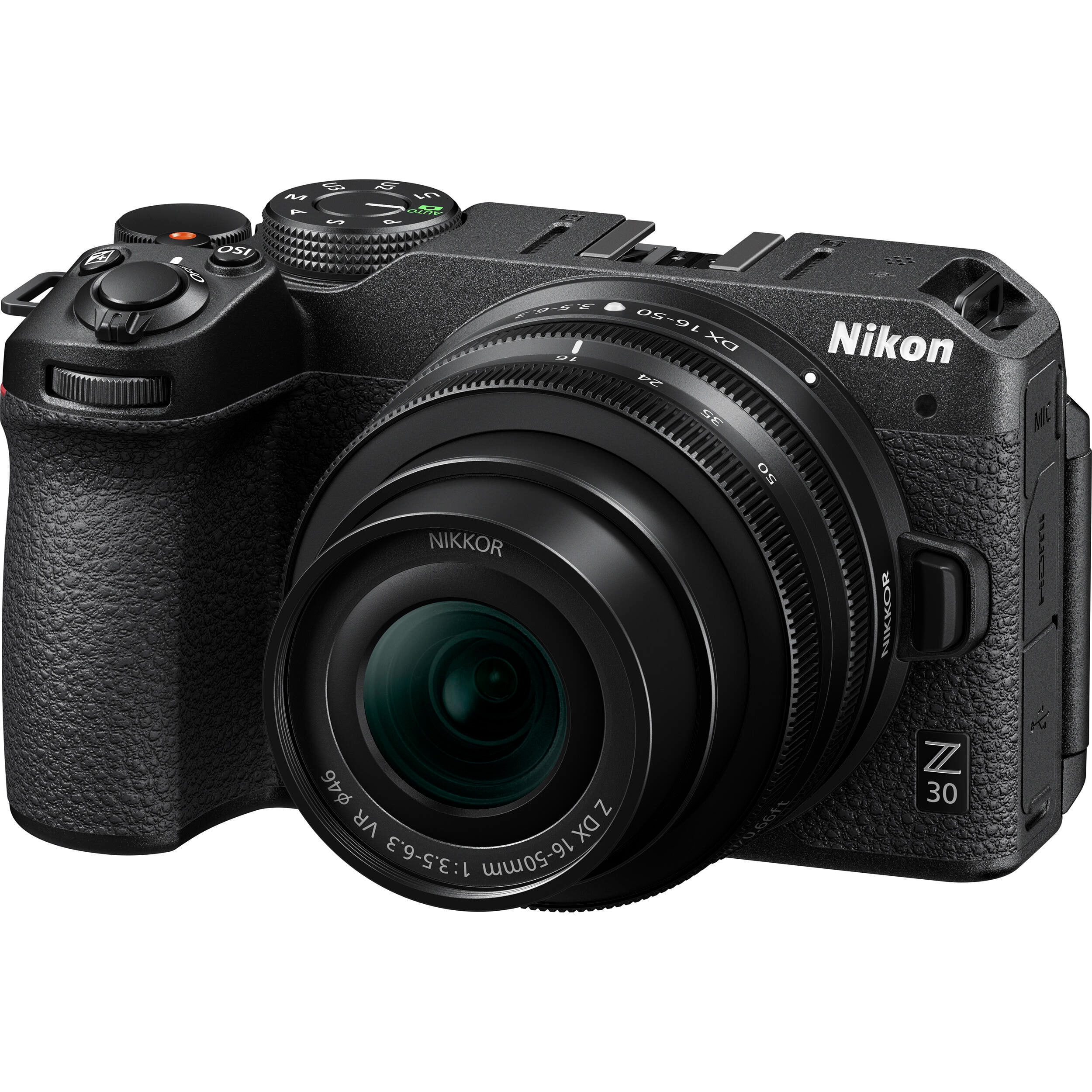 Nikon Z30 Mirrorless Camera with 16-50mm Lens, 128GB Card
