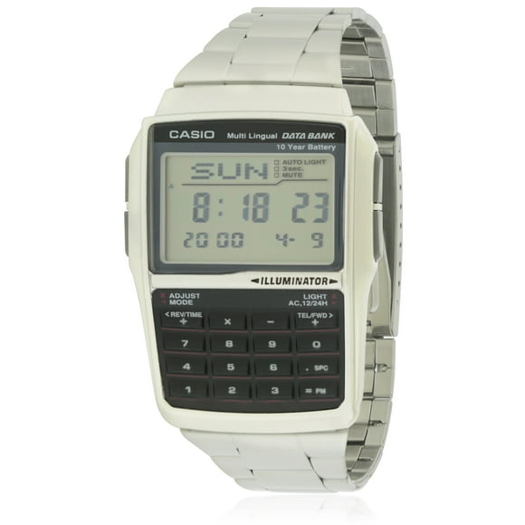 Casio Data Bank Stainless Steel Mens Watch DBC32D-1A