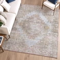 thumbnail image 6 of Addison Rugs Mayfield Premium Machine Washable Traditional Global Taupe Rectangle Rug, 10' x 14', 6 of 6