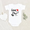 thumbnail image 2 of Newbabywishes - Cute Loves Dad Heart Baby Clothes for Boys and Girls - Newborn Baby Clothes, 2 of 4