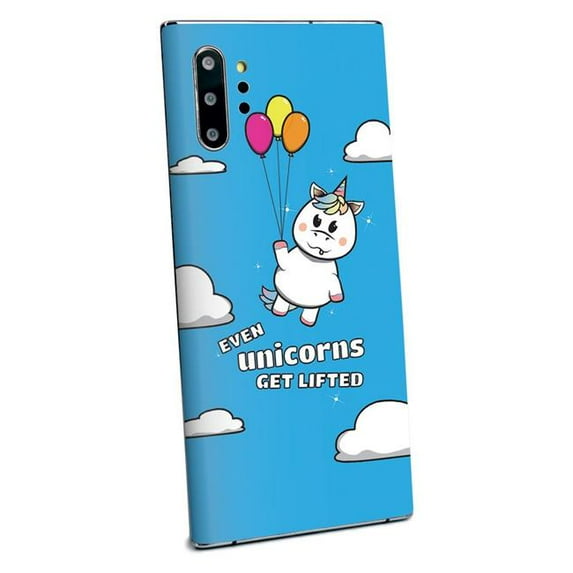 MightySkins SAGNO10PL-Unicorns Get Lifted Skin Decal Wrap for Samsung Galaxy Note10 Plus Sticker - Unicorns Get Lifted