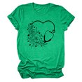 thumbnail image 4 of Camisetas con estampado de letras y cuello redondo de verano para mujer, blusas femeninas cómodas y elegantes, Tops OAVQHLG3B Store  lin121212, 4 of 5
