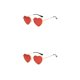thumbnail image 2 of Qarigey Gafas de sol en forma de corazón de PVC, marco de metal dorado y lente Tac para una elegante protección solar antideslizante Type6 NO6, 2 of 6