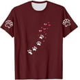 thumbnail image 3 of fatyb Print T-Shirts for Women Short Sleeve Graphic Tees Tops Casual Crew Neck Womens Summer Tshirts, 3 of 4